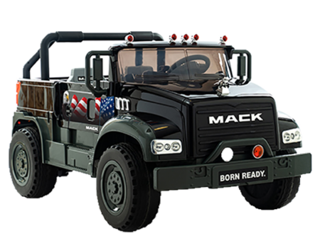 Wonderlanes Mack Jack Pickup Two Seater Ride on, 12V Battery Powered